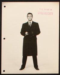 2r548 ANTHONY FRANCIOSA 4 8x10 key book stills '59 cool full-length portraits in various costumes!