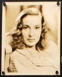 2r801 VALERIE HOBSON 3 8x10 stills '40s head & shoulders portrait of the pretty actress!