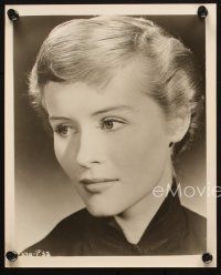 2r984 VIRGINIA MCKENNA 2 8x10 stills '50s close up and seated smiling portrait of the pretty actress