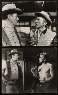 2r803 WAR WAGON 3 8x10 stills '67 cowboys John Wayne & Kirk Douglas, armored stagecoach!