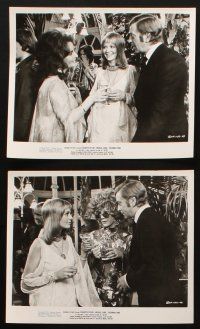 2r429 X Y & ZEE 6 8x10 stills '71 Elizabeth Taylor, Michael Caine, Susannah York, Zee & Co.