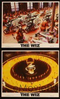 2r088 WIZ 4 8x10 mini LCs '78 wild images from musical Wizard of Oz adaptation!