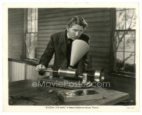 2x246 EDISON THE MAN 8x10 still '40 close up of Spencer Tracy with his phonograph invention!