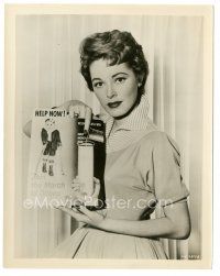 2x249 ELEANOR PARKER 8x10.25 still '40s encouraging people to join the March of Dimes!