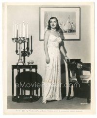 2x254 ELLA RAINES 8.25x10 still '46 full-length in sexy beaded dress by cool furniture!