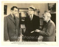 2x255 ELLERY QUEEN & THE PERFECT CRIME 8x10.25 still '41 old man shows murder weapon to Bellamy!