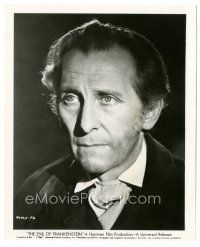 2x268 EVIL OF FRANKENSTEIN 8x10 still '64 super close up of Peter Cushing, Hammer horror!