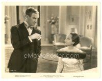 2x285 FOLIES-BERGERE 8x10.25 still '35 Maurice Chevalier with mustache & beautiful Merle Oberon!