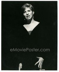 2x302 FUNNY GIRL 8x10 still '69 incredible portrait of Barbra Streisand on black background!