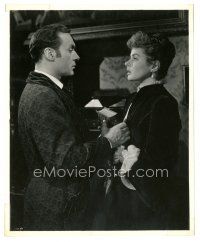 2x305 GASLIGHT 8x10 still '44 c/u of Charles Boyer with book threatening Ingrid Bergman!