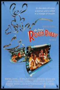 2z816 WHO FRAMED ROGER RABBIT int'l 1sh '88 Robert Zemeckis, Bob Hoskins, sexy Jessica Rabbit!