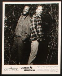 3d275 AMOS & ANDREW presskit w/ 6 stills '93 wanted Nicolas Cage & GQ Samuel L Jackson!