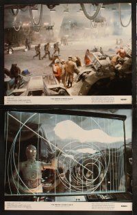 3j138 EMPIRE STRIKES BACK 8 color 11x14 stills '80 George Lucas classic, wonderful images w/ slugs!