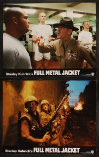 3j165 FULL METAL JACKET 8 English LCs '87 Stanley Kubrick Vietnam War movie, Modine, D'Onofrio!