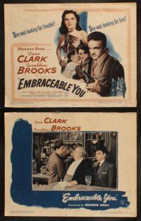 3j137 EMBRACEABLE YOU 8 LCs '48 sexy Geraldine Brooks was looking for trouble & Dane Clark!