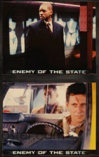 3j140 ENEMY OF THE STATE 8 LCs '98 cool images of Will Smith, Gene Hackman, Jon Voight, Regina King