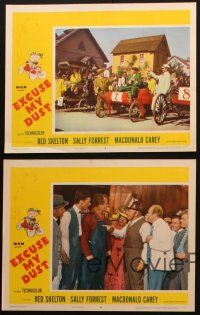 3j658 EXCUSE MY DUST 5 LCs '51 Red Skelton, Sally Forest, directed by Buster Keaton!