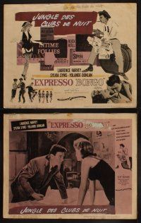 3j144 EXPRESSO BONGO 8 LCs '60 Laurence Harvey, Sylvia Syms, Val Guest, English beatniks!