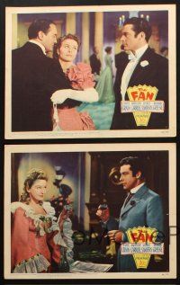 3j659 FAN 5 LCs '49 cool images of sexiest Jeanne Crain, directed by Otto Preminger!