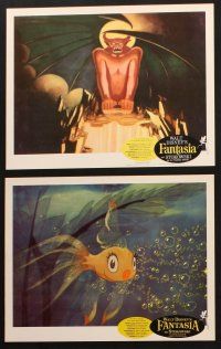 3j601 FANTASIA 6 LCs R63 Disney musical cartoon classic, great fantasy images!