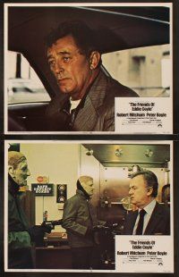 3j162 FRIENDS OF EDDIE COYLE 8 LCs '73 Robert Mitchum & Peter Boyle in a violent, dangerous world!