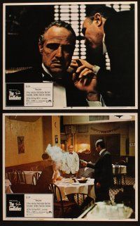 3j544 GODFATHER 7 LCs '72 Marlon Brando, Al Pacino, Francis Ford Coppola & Mario Puzo classic!