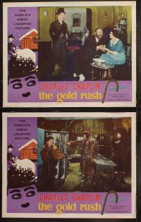 3j545 GOLD RUSH 7 LCs R59 cool images from Charlie Chaplin classic!