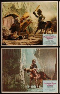 3j175 GOLDEN VOYAGE OF SINBAD 8 LCs '73 Ray Harryhausen, sexiest Caroline Munro, John Philip Law!