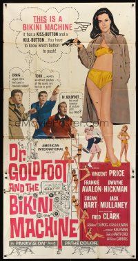 3m271 DR. GOLDFOOT & THE BIKINI MACHINE 3sh '65 Vincent Price, sexy babes with kiss & kill buttons