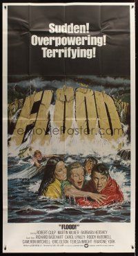 3m295 FLOOD int'l 3sh '78 rare Irwin Allen flop, rescue from a terrifying natural disaster!