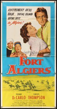 3m300 FORT ALGIERS 3sh '53 sexy Yvonne de Carlo in Africa, young blood runs hot!