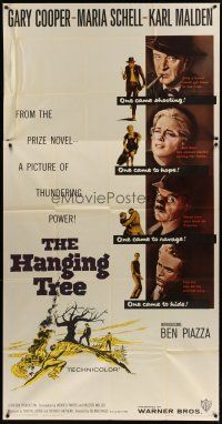 3m330 HANGING TREE 3sh '59 Gary Cooper, Maria Schell & Karl Malden, from the prize novel!