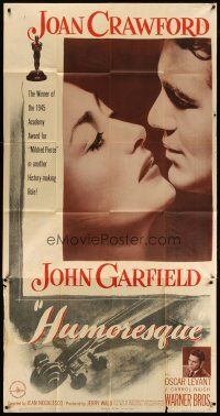 3m353 HUMORESQUE 3sh '46 Joan Crawford is a woman with a heart she can't control, John Garfield