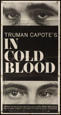 3m366 IN COLD BLOOD 3sh '67 Richard Brooks directed, Robert Blake, from Truman Capote novel!