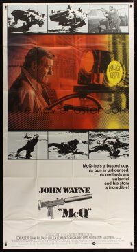 3m438 McQ int'l 3sh '74 John Sturges, John Wayne is a busted cop with an unlicensed gun!