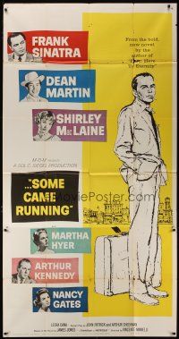 3m522 SOME CAME RUNNING 3sh '59 full-length art of Frank Sinatra w/Dean Martin, Shirley MacLaine