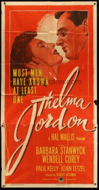 3m555 THELMA JORDON 3sh '50 most men have known at least one woman like Barbara Stanwyck!