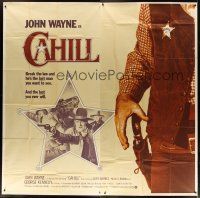 3m023 CAHILL int'l 6sh '73 great image of United States Marshall big John Wayne!