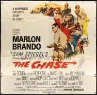 3m028 CHASE 6sh '66 Marlon Brando, Jane Fonda, Robert Redford, directed by Arthur Penn