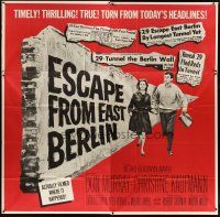 3m046 ESCAPE FROM EAST BERLIN 6sh '62 Robert Siodmak, escape from communist East Germany!