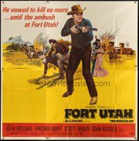 3m051 FORT UTAH 6sh '66 John Ireland vowed to kill no more until the ambush at Fort Utah!