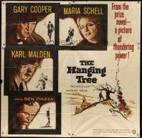 3m062 HANGING TREE 6sh '59 Gary Cooper, Maria Schell & Karl Malden, from the prize novel!