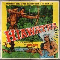 3m064 HIAWATHA 6sh '53 Vince Edwards is the greatest Native American Indian warrior of them all!