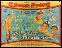 3m616 MISTER ROBERTS Argentinean 43x58 '56 Henry Fonda, James Cagney, Powell, Jack Lemmon, John Ford