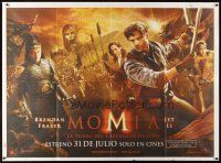 3m617 MUMMY: TOMB OF THE DRAGON EMPEROR Argentinean 43x58 '08 Brendan Fraser and Jet Li!