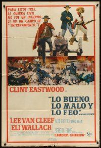3m652 GOOD, THE BAD & THE UGLY Argentinean '66 Clint Eastwood, Lee Van Cleef, Sergio Leone!
