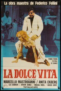 3m664 LA DOLCE VITA Argentinean R80s Federico Fellini, Marcello Mastroianni, sexy Anita Ekberg!