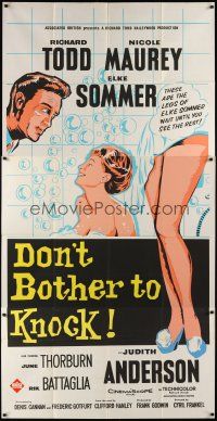 3m141 DON'T BOTHER TO KNOCK English 3sh '65 Richard Todd, Nicole Maurey, Elke Sommer's sexy legs!