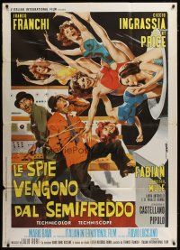3m874 DR. GOLDFOOT & THE GIRL BOMBS Italian 1p '66 Mario Bava, Vincent Price & different sexy art!