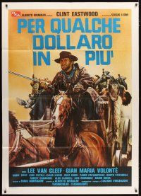 3m888 FOR A FEW DOLLARS MORE Italian 1p R80s different art of Eastwood on stagecoach by Ciriello!